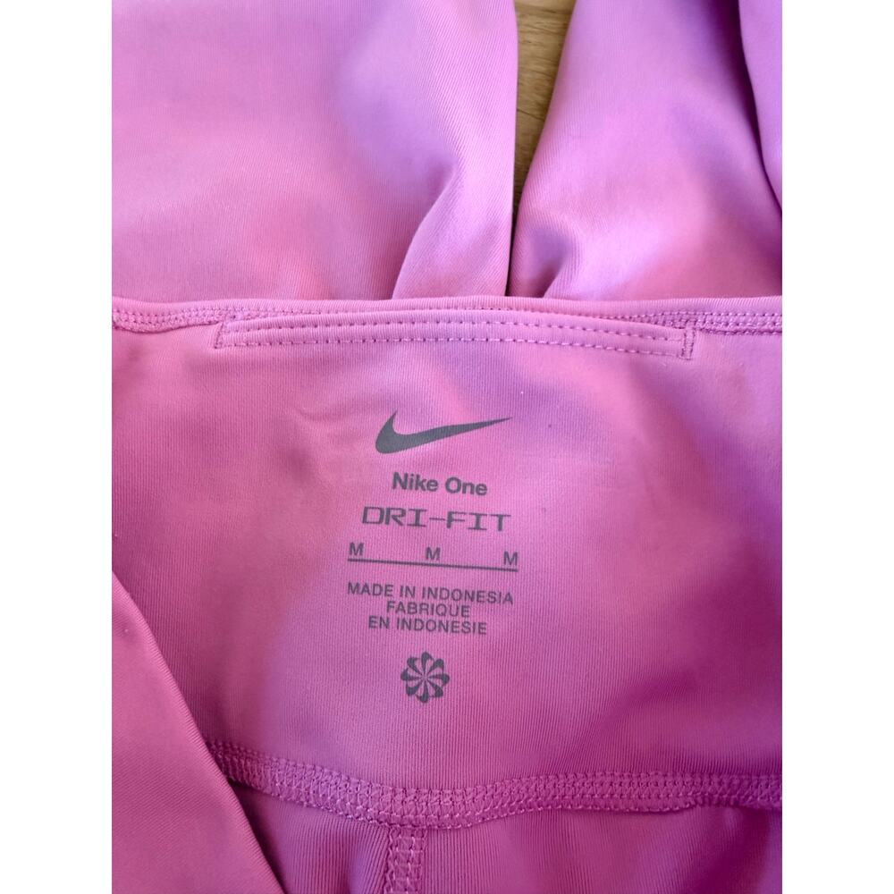 Nike One Dri-FIT Girls Leggings – Pink – Size Medium - Picture 3 of 7